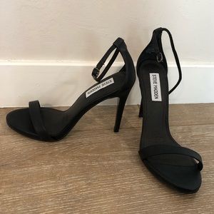 Steve Madden Strappy Black Heels